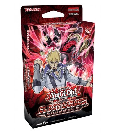 Yugioh BARAJA de Estructura: El Rey Carmesí (español)