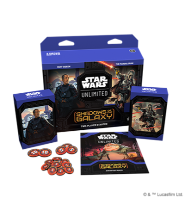 Star Wars Unlimited BARAJA DOBLE Shadows of the Galaxy (Inglés)