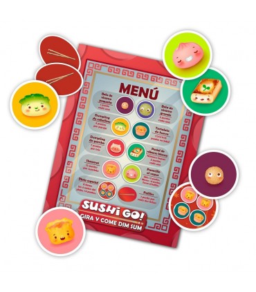 Sushi Go Gira y Come Dim Sum