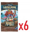 Lorcana 6 x SOBRES Azurite Sea (chapter 6)