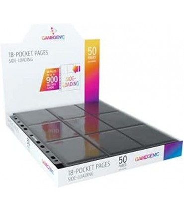 Gamegenic CAJA 50 hojas 18 bolsillos