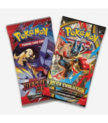 Pokemon DISPLAY 10 mini tins Mega heróes (español)