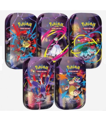 Pokemon DISPLAY 10 mini tins Mega heróes (español)