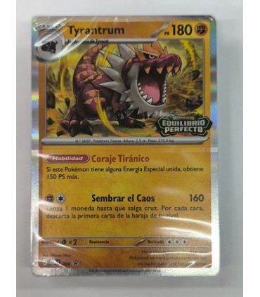 (RESERVA) Pokemon MINI BARAJA Tyrantrum (español)
