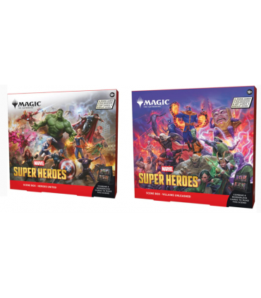 (RESERVA) MTG Marvel Super Heroes SCENE BOX pack 2