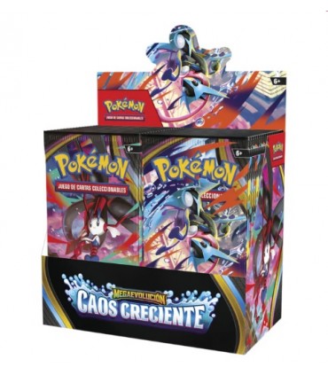 Pokemon CAJA 36 SOBRES Caos Creciente (español)