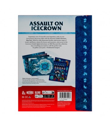 (RESERVA) D&D: World of Warcraft, Icecrown Citadel Adventure Map Pack (Inglés)